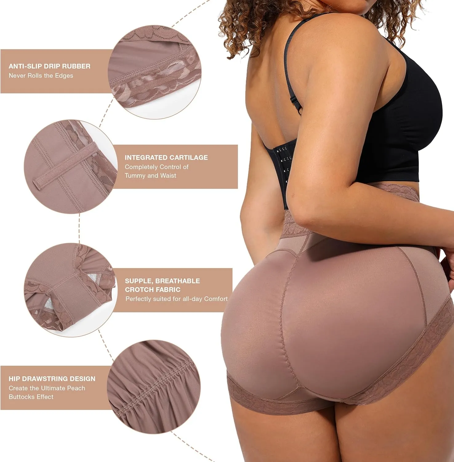 Lover-Beauty Butt Lifter Shapewear Panties Faja Shorts Body Shaper Tummy Control Butt Lifting Underwear Panties for Women