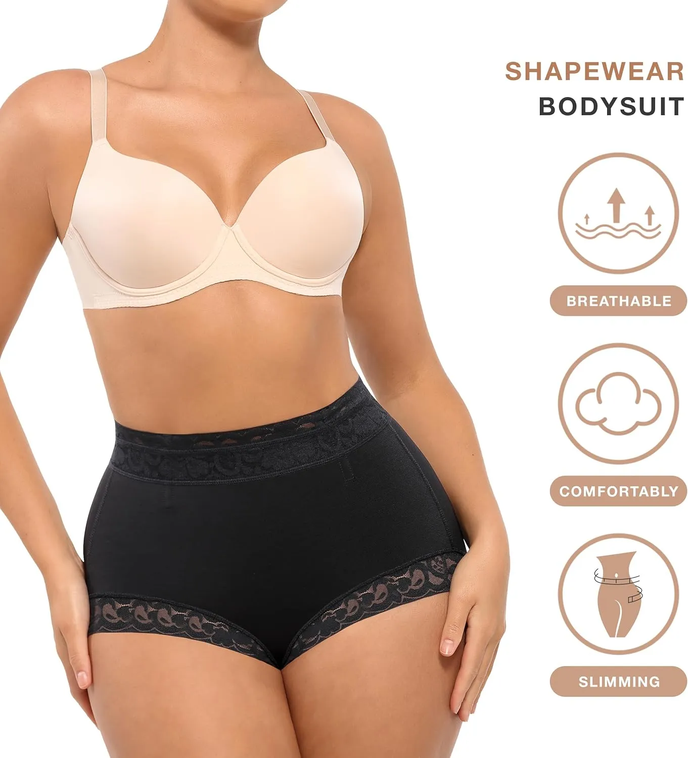 Lover-Beauty Butt Lifter Shapewear Panties Faja Shorts Body Shaper Tummy Control Butt Lifting Underwear Panties for Women