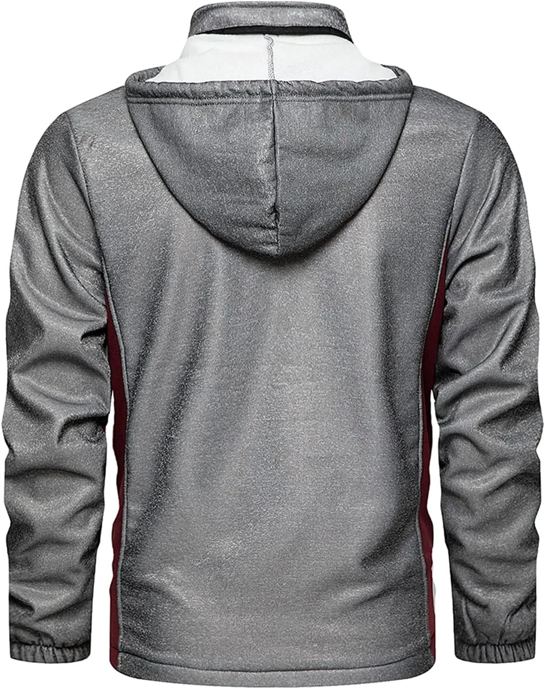 Maryia Men's Athletic Tracksuits Two Piece Workout Running Sports Joggers Suit Set Winter Warm Full Zip Training Wear