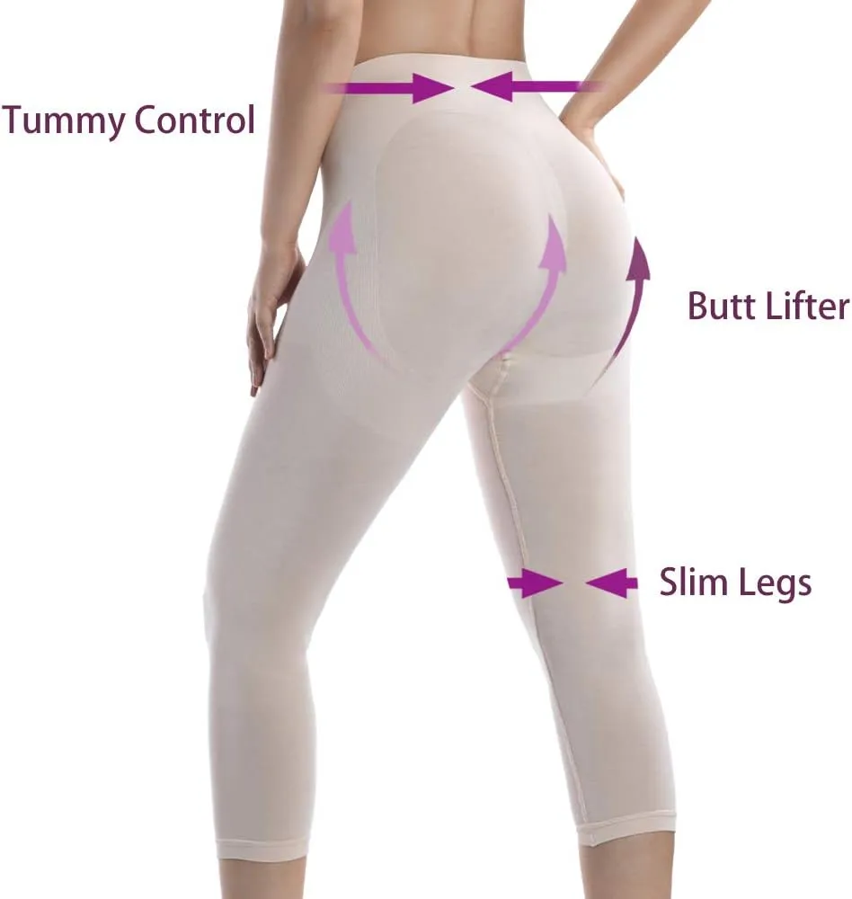  MD Womens Shapewear Legging High Waist Thigh Slimmer Tummy Control Panties Body Shaper Butt Lift