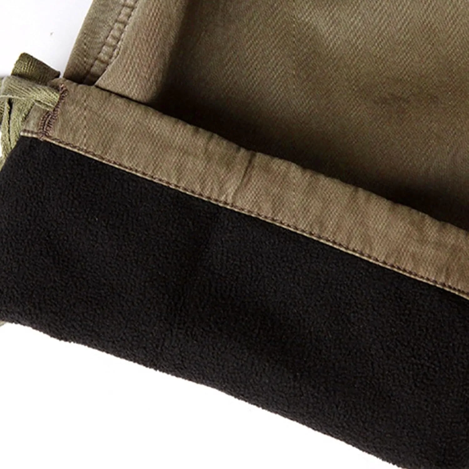 Men's Fleece Lined Cargo Pant Sweatpants Jogging Sweatpants High Comfort Casual Pants Fleece Lined Pants Mens Lined