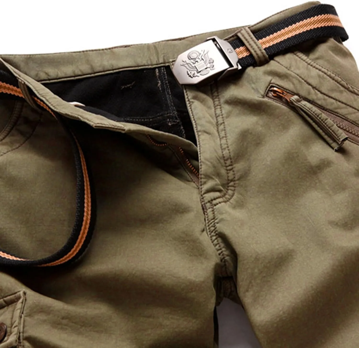 Men's Fleece Lined Cargo Pant Sweatpants Jogging Sweatpants High Comfort Casual Pants Fleece Lined Pants Mens Lined