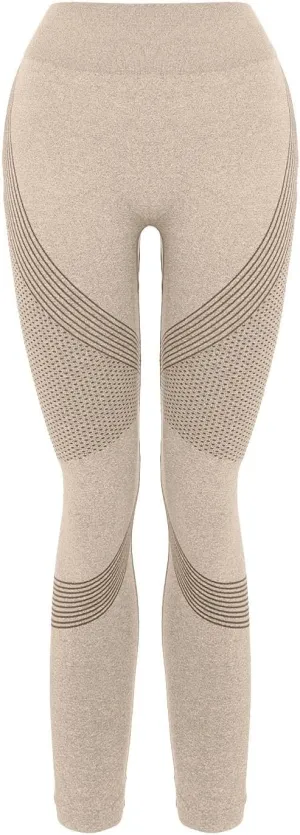 Miyaomn Casual Knit Seamless Yoga Pants for Women High Waist Smile Contour Butt Lifting Tights Exercise Fitness Soft Leggings