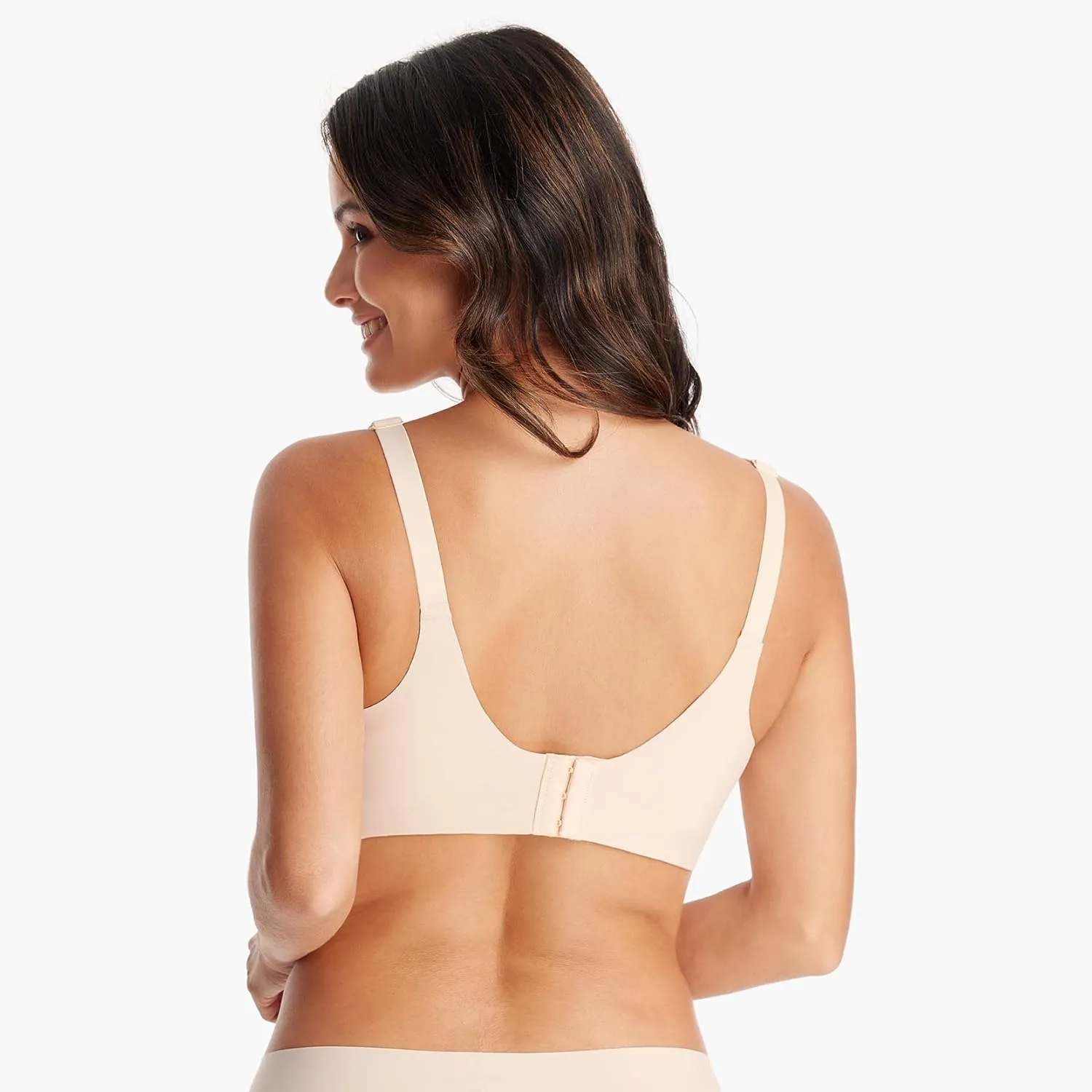 Momcozy Nursing Bras for Breastfeeding, FB016 Jelly Strip Support Comfort Maternity Bra, Full-Coverage Seamless Wireless Bra