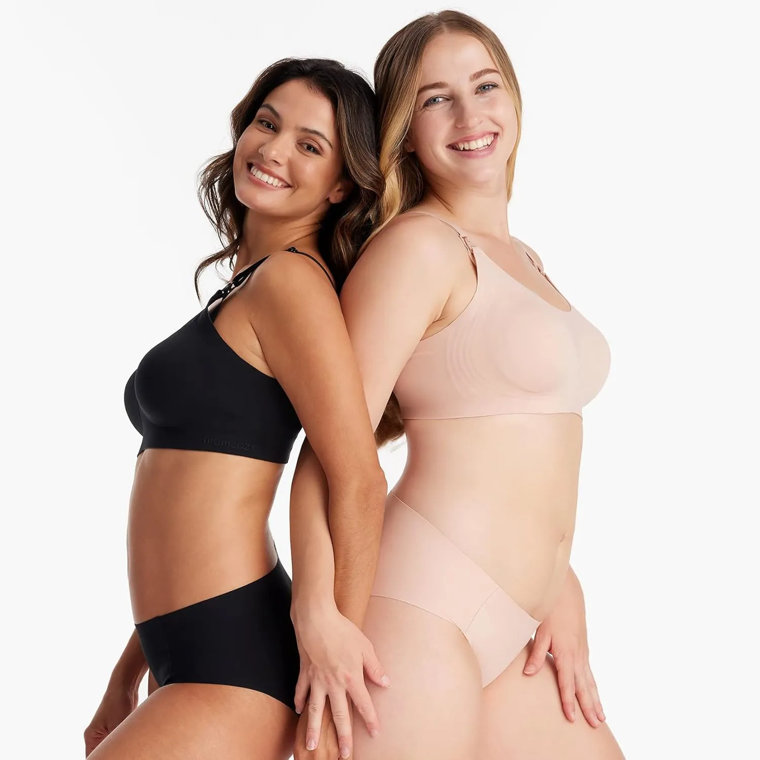Momcozy Nursing Bras for Breastfeeding, FB016 Jelly Strip Support Comfort Maternity Bra, Full-Coverage Seamless Wireless Bra