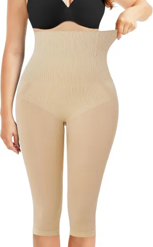Nebility Seamless Shapewear Tummy Control High Waist Compression Leggings for Women Butt Lifting Shapewear Thigh Slimmer