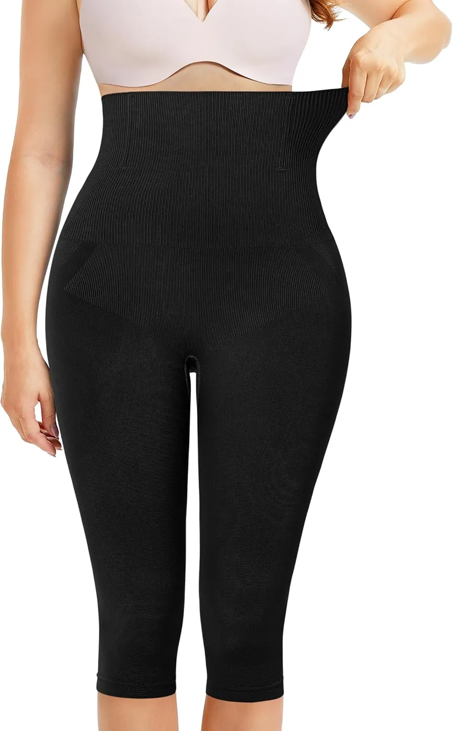 Nebility Seamless Shapewear Tummy Control High Waist Compression Leggings for Women Butt Lifting Shapewear Thigh Slimmer