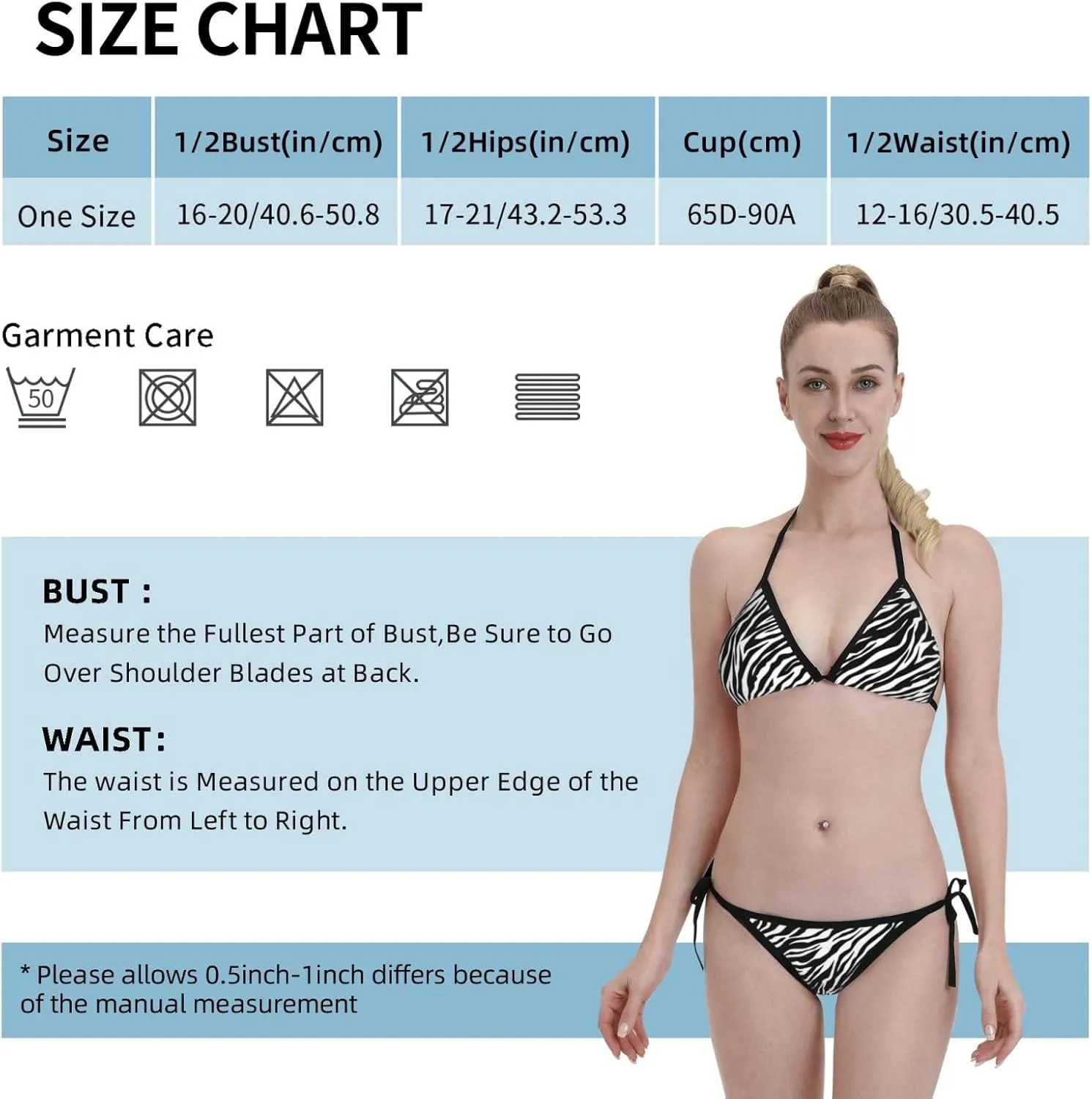 New Sexy Two Pieces Bikini Sets for Women Triangle Top & Thong String Tie-Up Swimsuit
