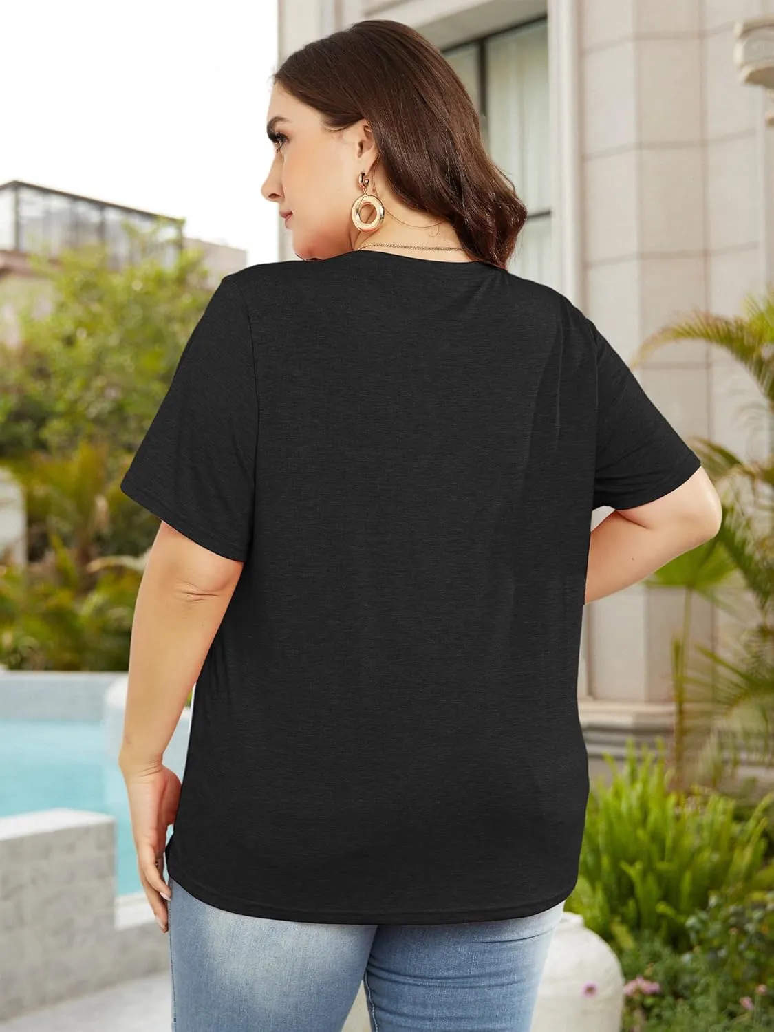 Plus Size Smooth As Tennessee Whiskey Shirt Women Keyhole Sexy V Neck Country Music Tops Tshirt