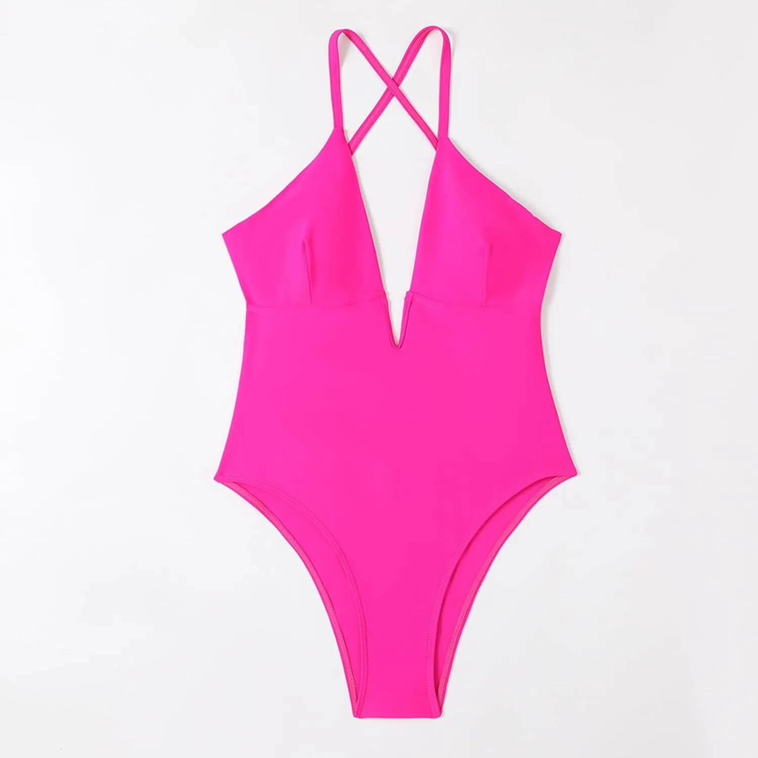 PTOLOCIF Thong Swimsuits for Women Tummy Control Swimsuits One Shoulder Bathing Suit Modest Full Coverage Keyhole Swimwear