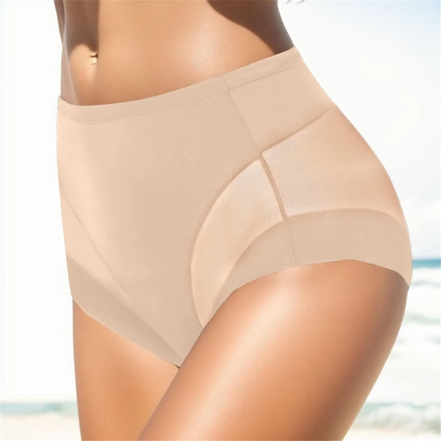 Seamless Underwear for Women Sheer Mesh Thong Ice Silk Breathable Design No Line Comfort Fit Low Rise Panties