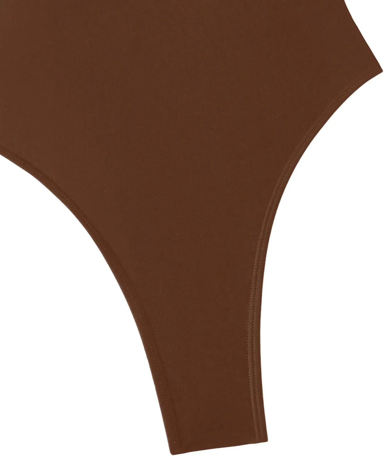 Sexy Backless Cheeky High Cut Leg Thong V Neck Tummy Control One Piece Swimsuit