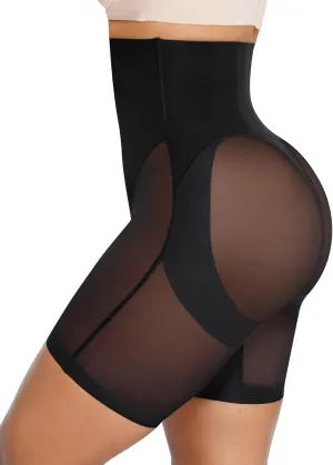 SHAPELLX Butt Lifting Shorts Shapewear Tummy Control High Waist Shaping Cincher Girdle Womens Body Shaper Panties