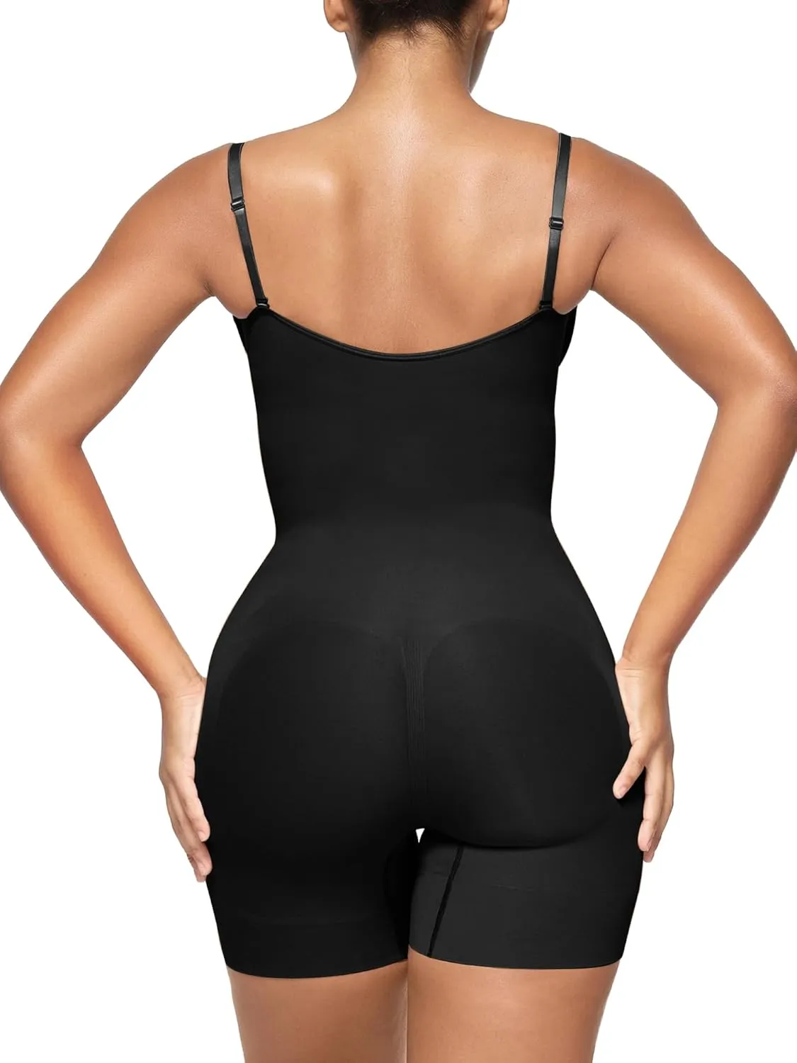 SHAPERX Open Bust Shapewear Tummy Control Bodysuits for Women Seamless Compression High Waisted Body Shaper