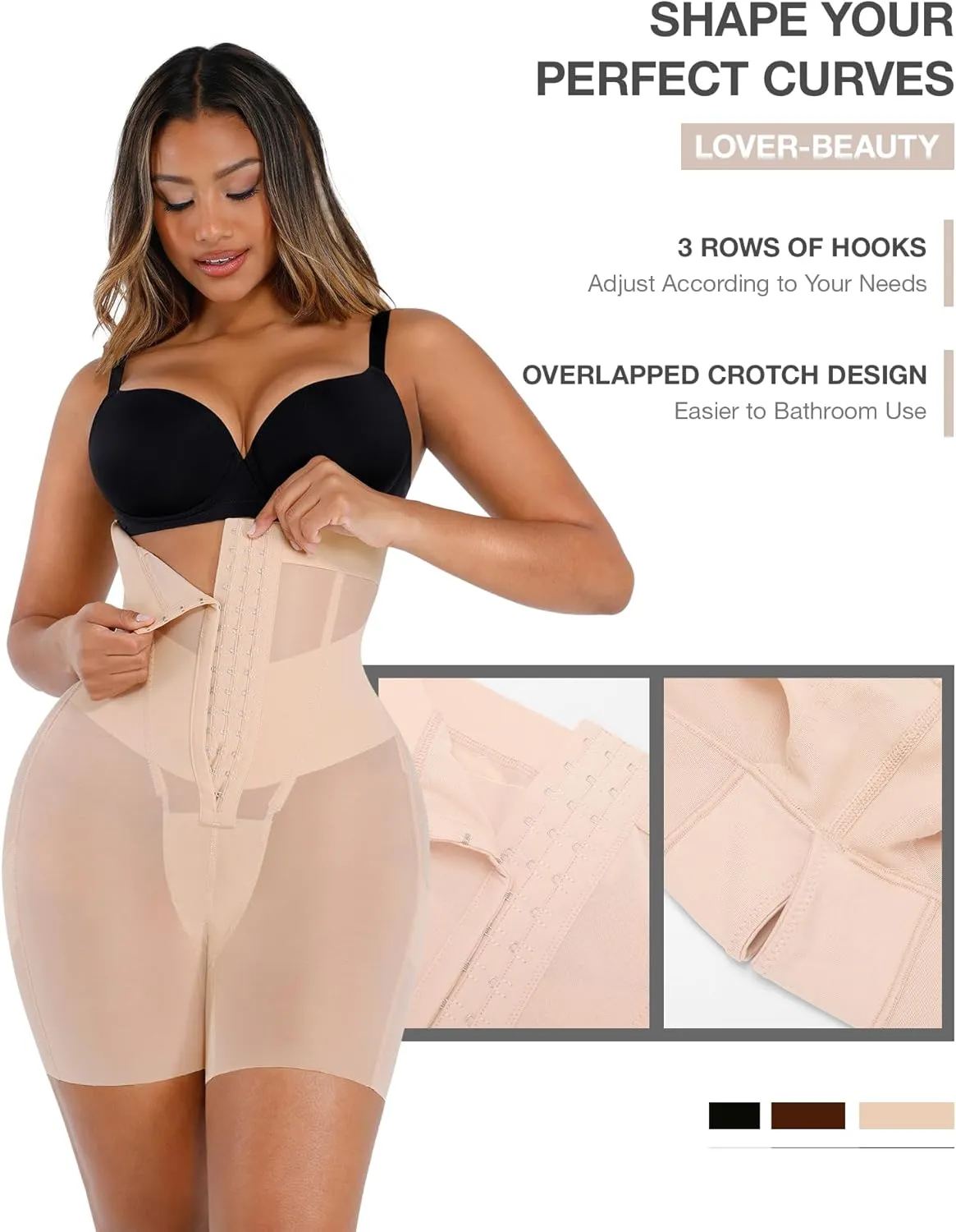 Shapewear Tummy Control Butt Lifting Panties High Waisted Shorts Body Shaper Butt Lifter Girdle for Women