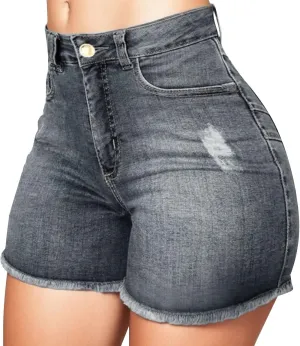 Shorts for Women Jeans Womens High Waisted Stretchy Beach Vacation Fashion Outfits Trendy Plus Size 100% Denim Pants