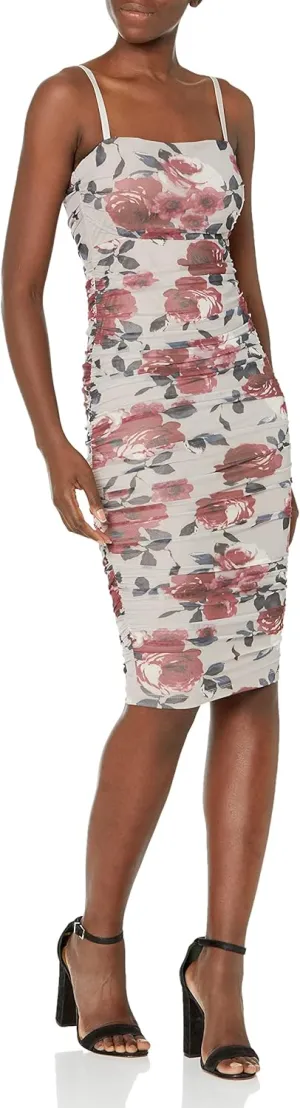 Speechless Women's Sleeveless Slip Midi Tulip Hem Dress