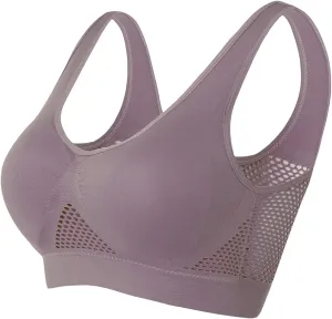 Sports Bras for Women 2025 Cool Liftup Air Bra Summer Ultra-Thin Comfort Mesh Sports Bra Anti-Sagging Breasts Bras
