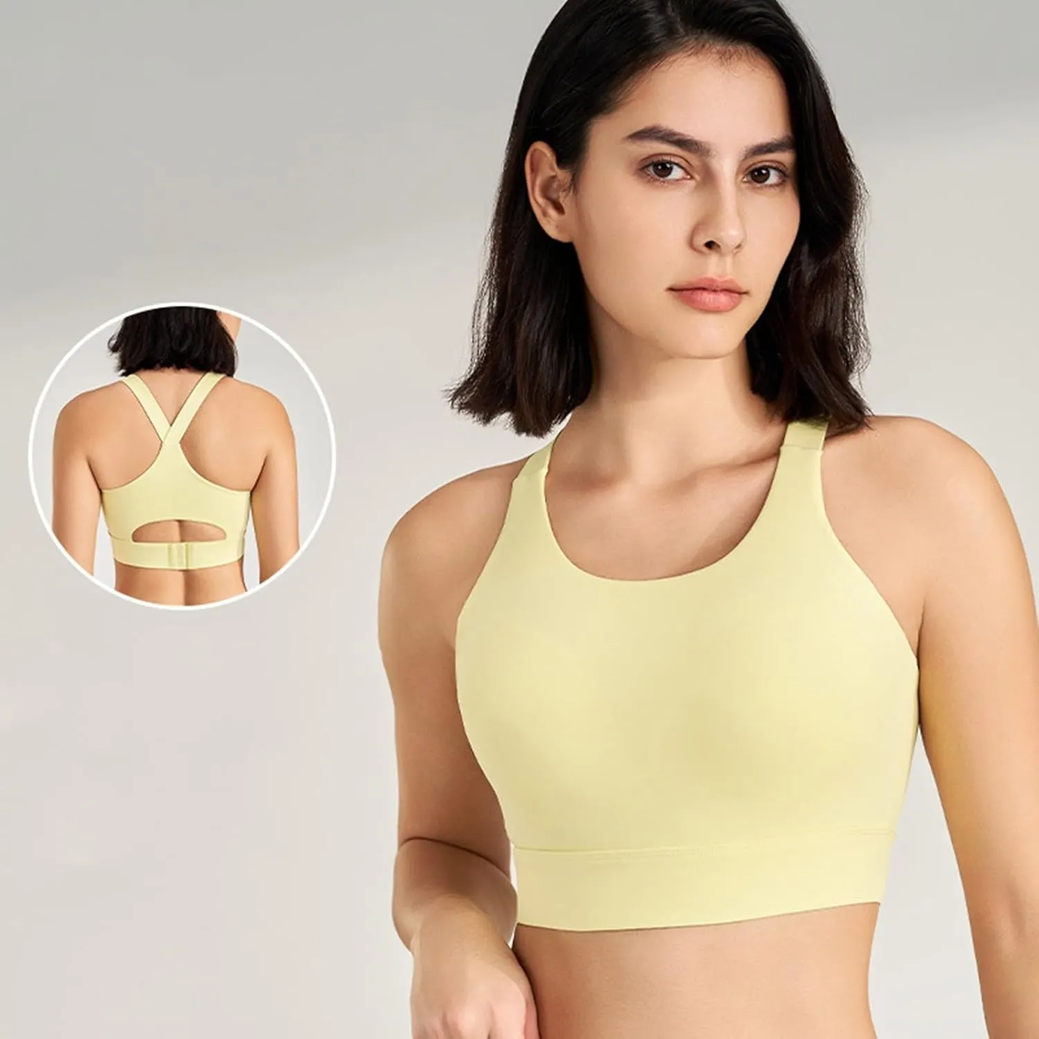 Sports Bras for Women Crisscross Back High Support Bralette Stretch Comfort Quick Dry Workout Yoga Gym Fitness Bras