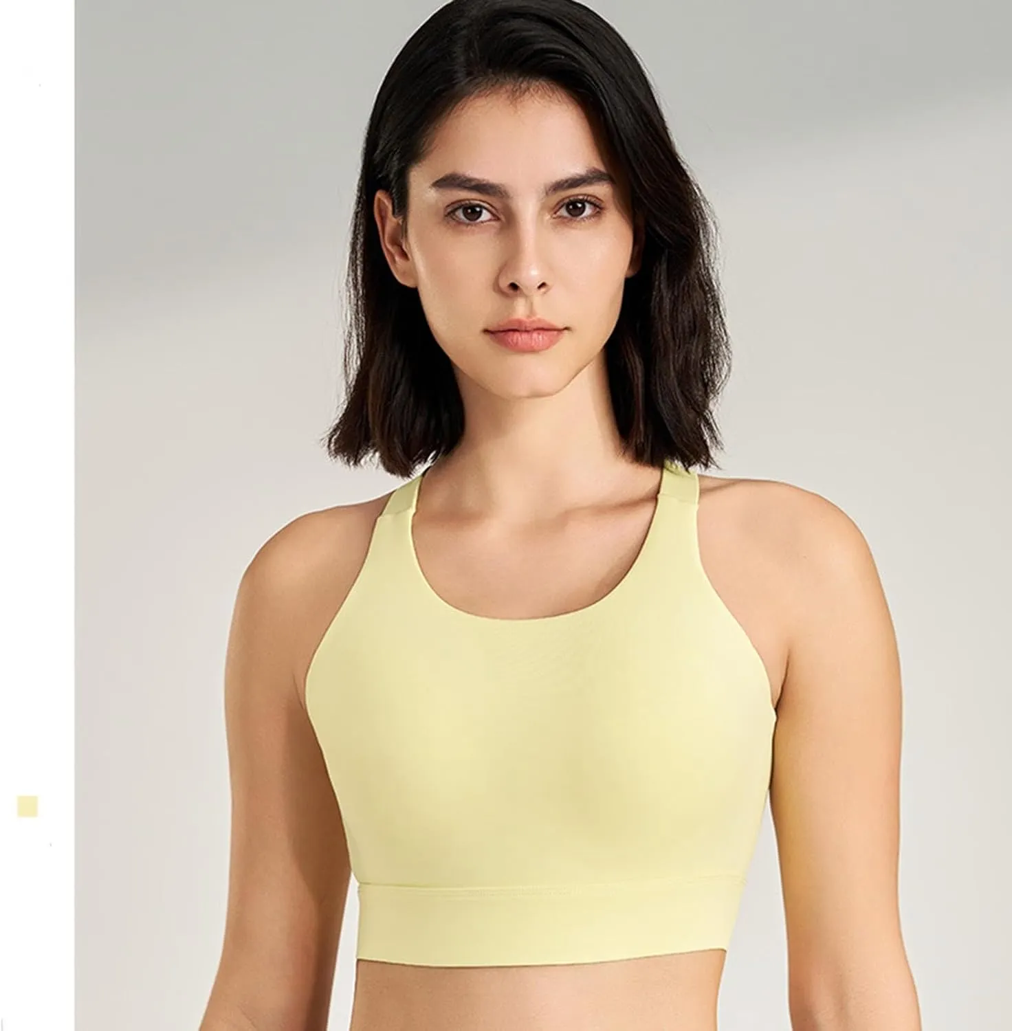 Sports Bras for Women Crisscross Back High Support Bralette Stretch Comfort Quick Dry Workout Yoga Gym Fitness Bras
