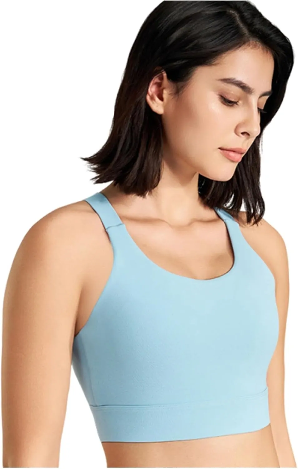 Sports Bras for Women Crisscross Back High Support Bralette Stretch Comfort Quick Dry Workout Yoga Gym Fitness Bras