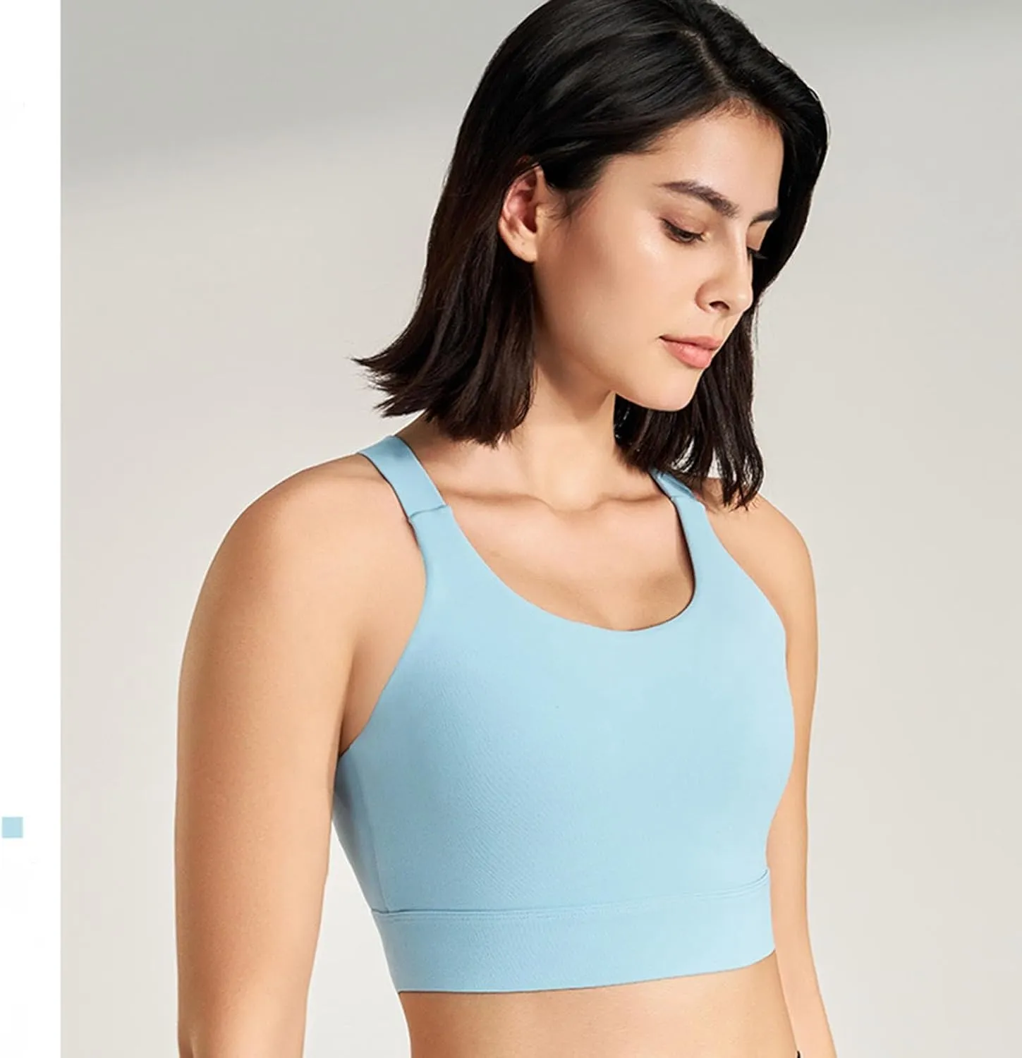 Sports Bras for Women Crisscross Back High Support Bralette Stretch Comfort Quick Dry Workout Yoga Gym Fitness Bras