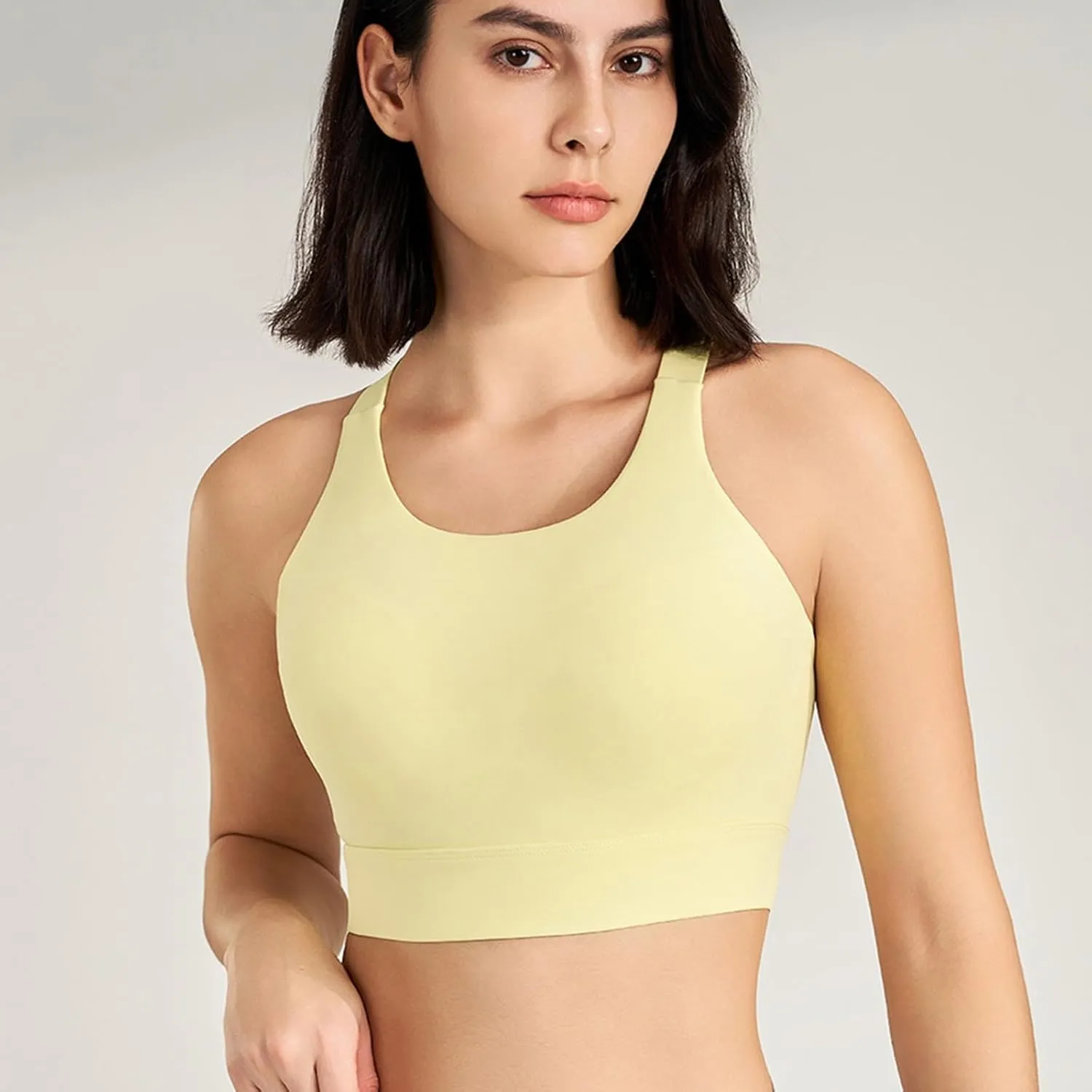 Sports Bras for Women Crisscross Back High Support Bralette Stretch Comfort Quick Dry Workout Yoga Gym Fitness Bras