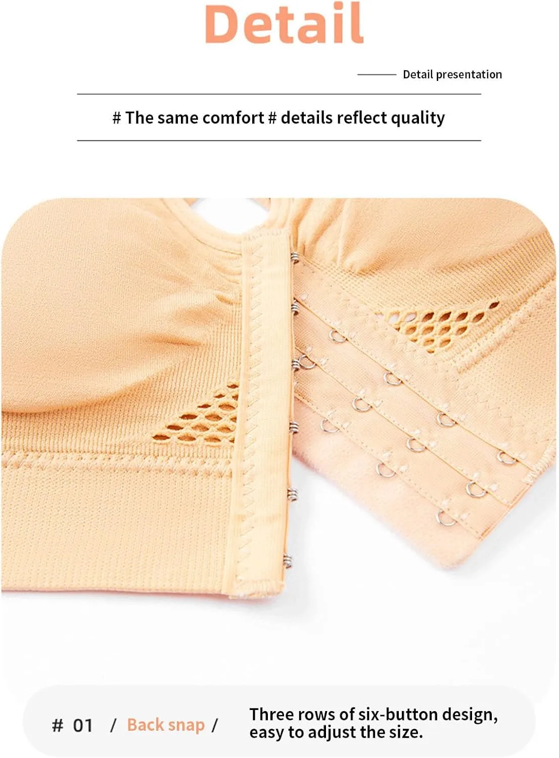 Sports Bras for Women Front Closure Comfort Yoga Tank Top Bra Breathable Stretch Support Fitness Workout Bra Plus Size