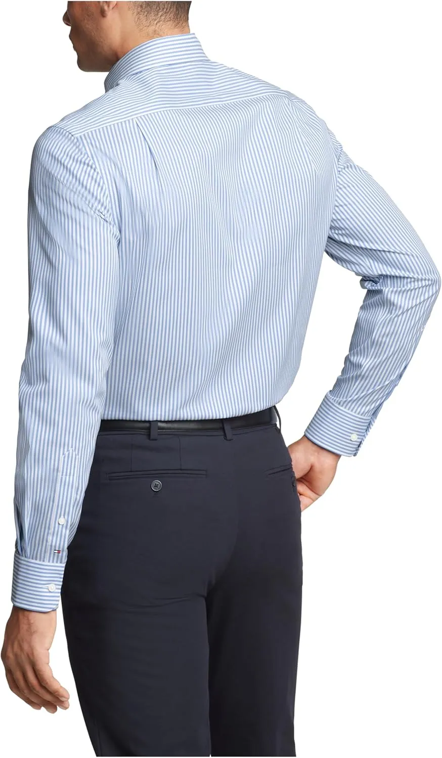 Tommy Hilfiger Men's Dress Shirt Regular Fit Essentials