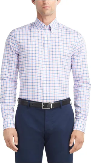 Tommy Hilfiger Men's Dress Shirt Slim Fit Stretch Oxford