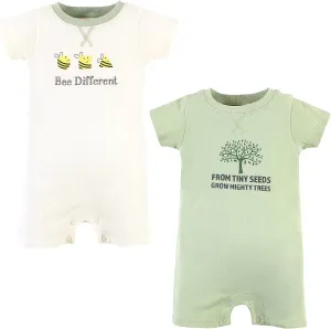 Touched by Nature baby-boys Organic Cotton Rompers
