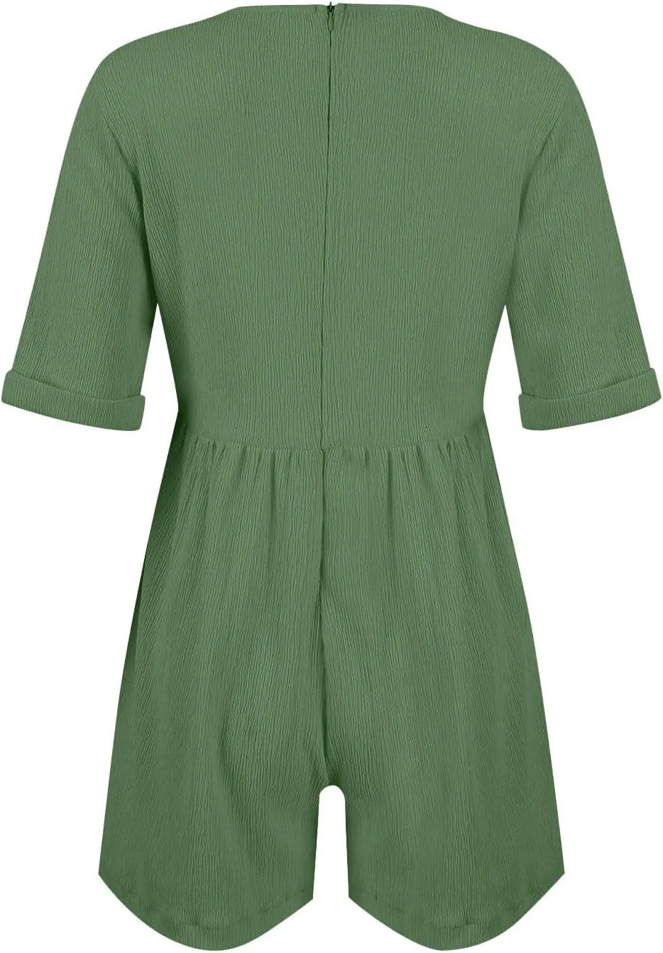 Tshirt Rompers for Women Baggy Short Sleeve Romper Onesie Jumpers Comfy Linen Beach Travel Vacation Shorts Jumpsuit