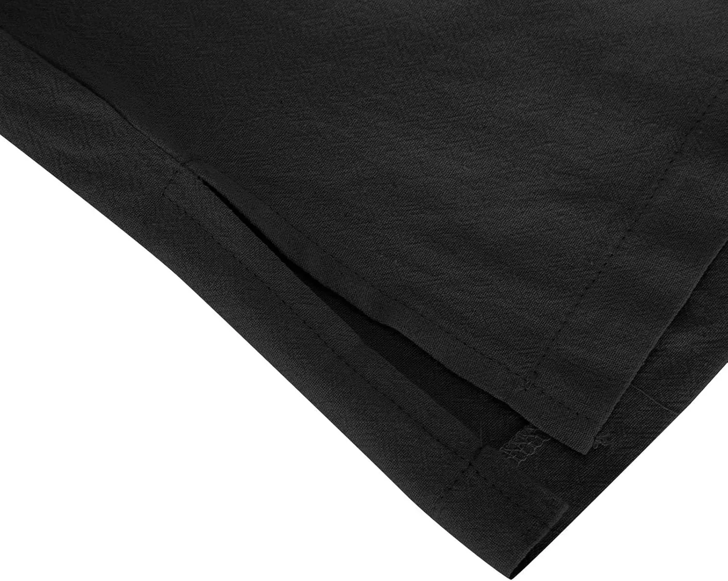 Wide Leg Pants for Women Cotton Linen Drawstring Long Trousers Elastic Waist Solid Color Baggy Pants Leisure