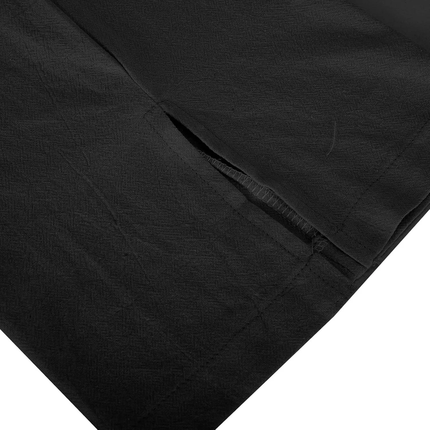 Wide Leg Pants for Women Cotton Linen Drawstring Long Trousers Elastic Waist Solid Color Baggy Pants Leisure
