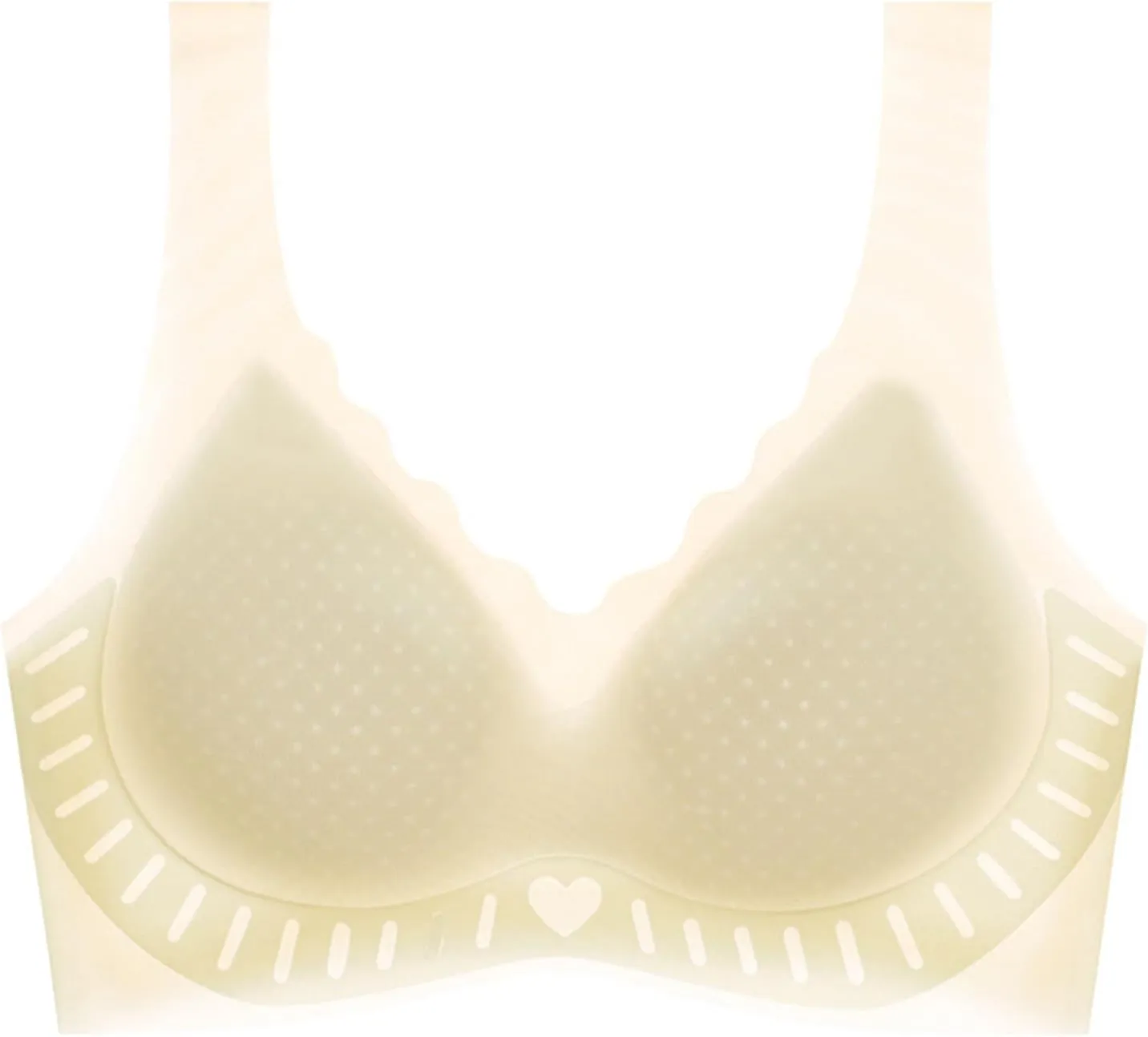 Wireless Bras for Women Comfortable Soft Seamless Full Coverage T-Shirt Bralettes Lightweight Breathable Everyday Bra