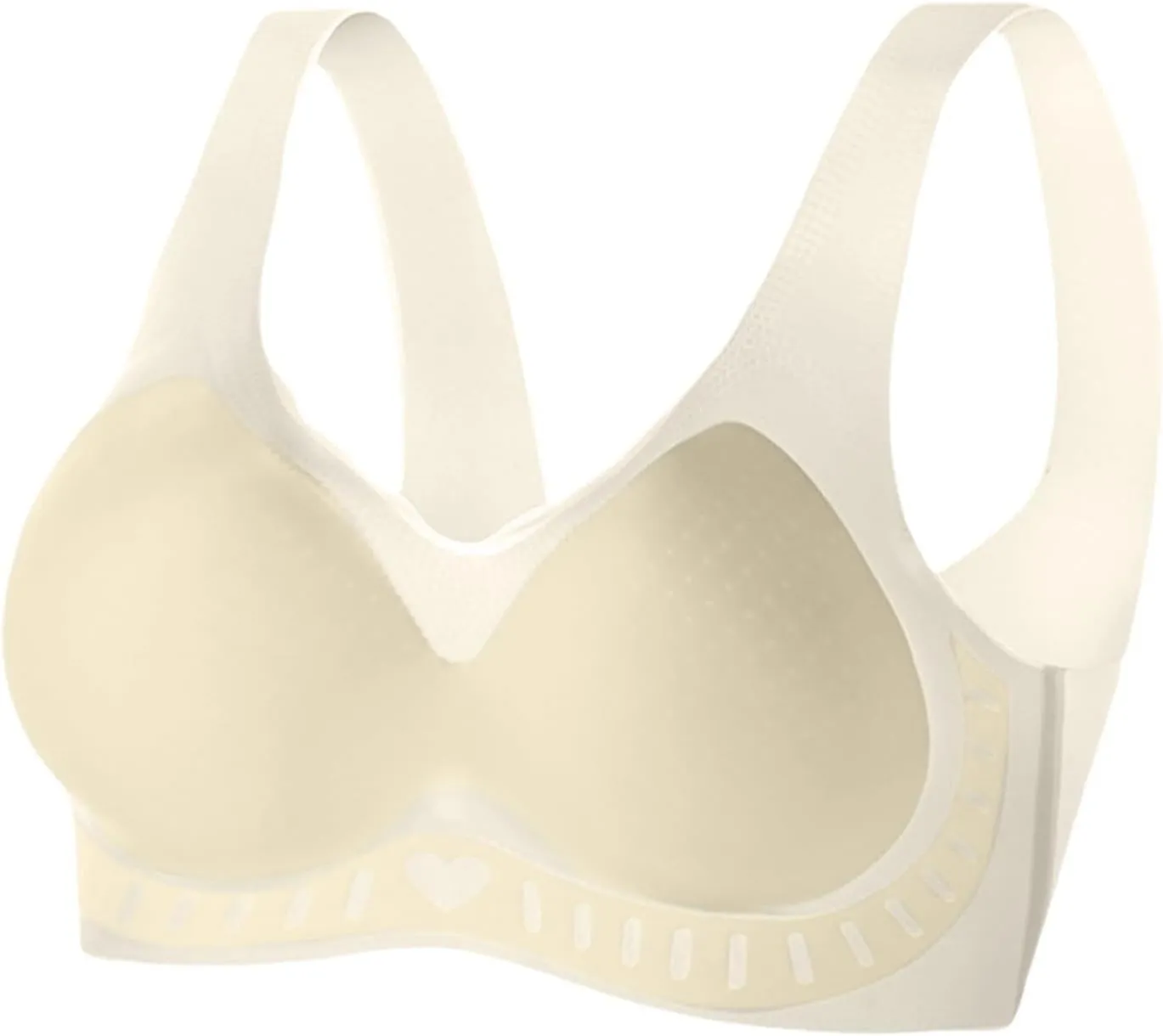 Wireless Bras for Women Comfortable Soft Seamless Full Coverage T-Shirt Bralettes Lightweight Breathable Everyday Bra