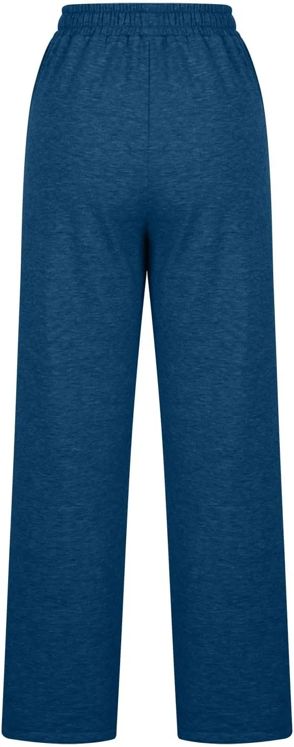 Women Fleece Lined Joggers Warm Sherpa Sweatpants High Waisted Winter Trousers Cozy Hiking Pants Thermal Lounge Pants