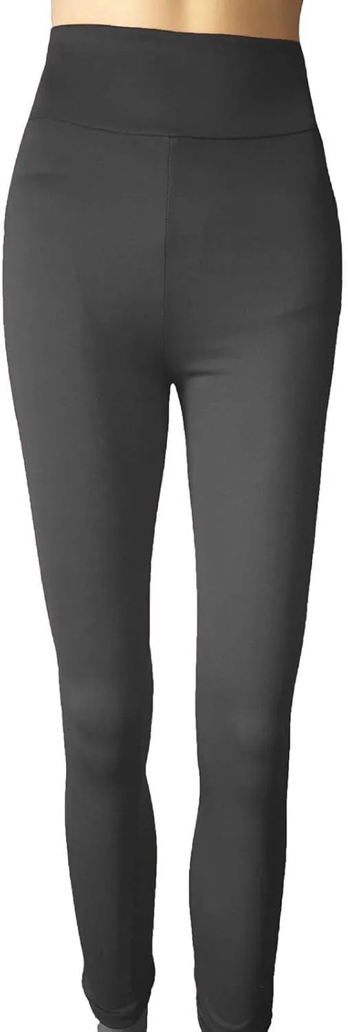 Women Soft Leggings High Waist Full Length Quick-Drying Tummy Control Smooth Soft Fitting Yoga Workout Pants