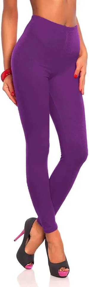 Women Soft Leggings High Waist Full Length Quick-Drying Tummy Control Smooth Soft Fitting Yoga Workout Pants