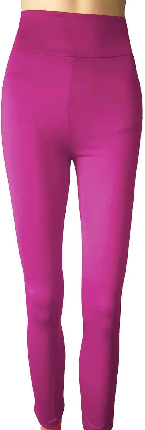 Women Soft Leggings High Waist Full Length Quick-Drying Tummy Control Smooth Soft Fitting Yoga Workout Pants