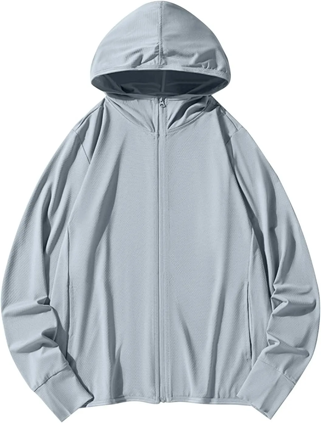 Women UPF 50  UV Sun Protection Jacket Soft Smooth Fast Dry Running Shirts Rash Guard Shirt Hooded with Pockets