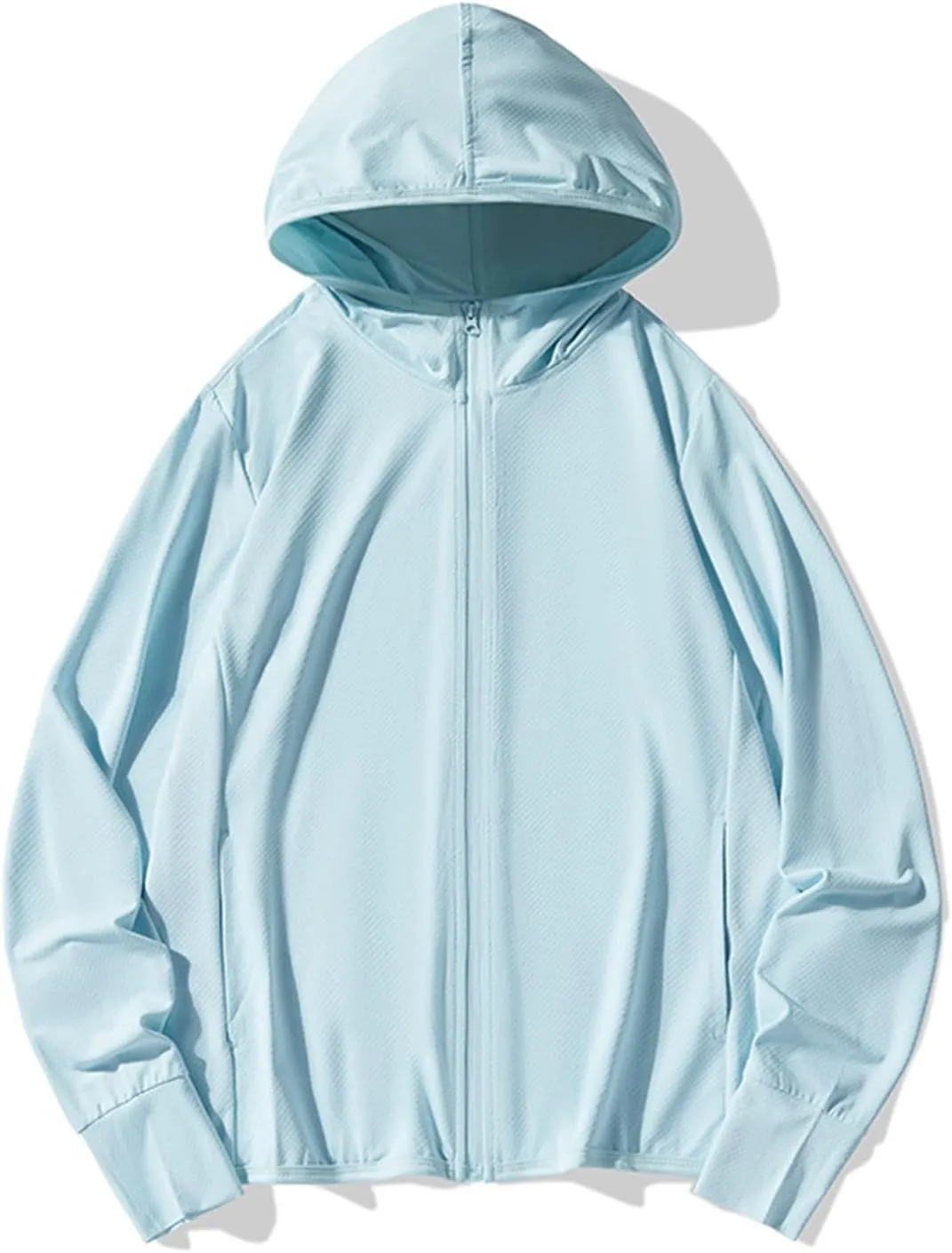Women UPF 50  UV Sun Protection Jacket Soft Smooth Fast Dry Running Shirts Rash Guard Shirt Hooded with Pockets