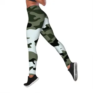 Womens Casual Printing Anit Cellulite Leggings Slim High Waist Compression Athletic Tights Booty Scrunch Yoga Pants