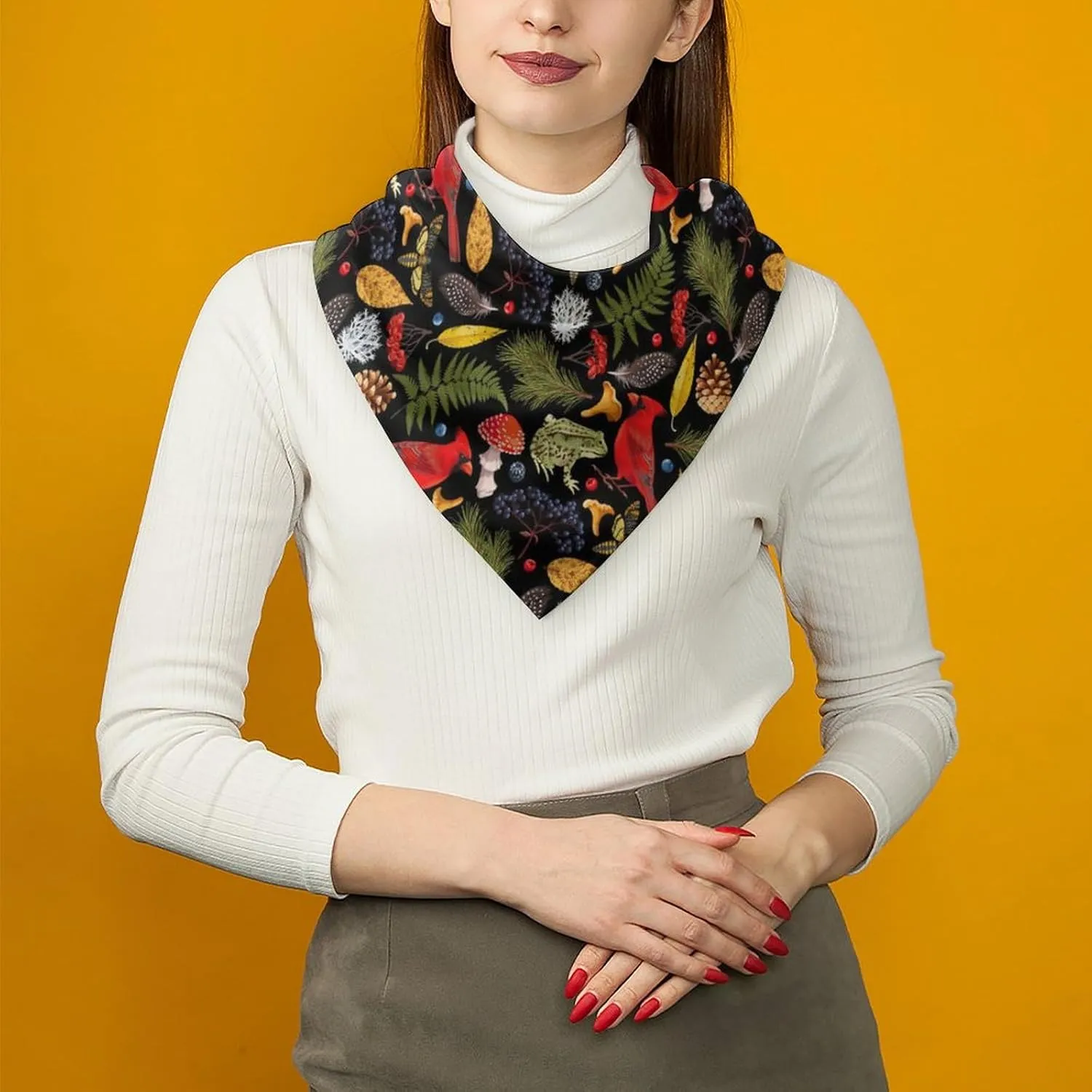 Women's Fashion Classic Silk Kerchief Scarf