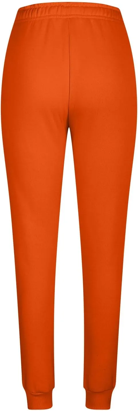 Women's Joggers Fleece Lined Sweatpants Warm Winter Pants High Waisted Casual Pants Comfy Lounge Pants with Pockets