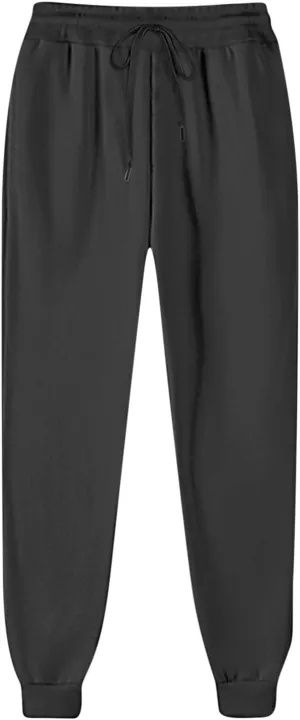 Women's Joggers Fleece Lined Sweatpants Warm Winter Pants High Waisted Casual Pants Comfy Lounge Pants with Pockets