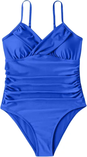 Womens One Piece Swimsuits Sleeveless Tummy Control Thong Bathing Suit Fashion Full Coverage Slim Fit Holidays Swimwear