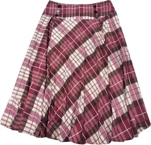Women's Plaid Pleated High Waist A Line School Uniform Mini Skirts Girls High Waisted Skater Tennis A-line Mini Skirt