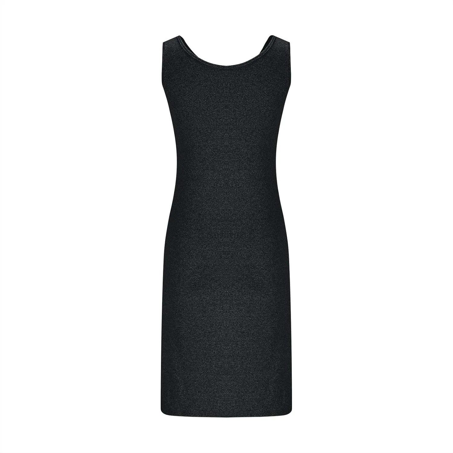 Womens Round Neck Tank Top Dress Sleeveless Summer Casual Slim Long Dresses 2025 Trendy Solid Color Basic Maxi Dress