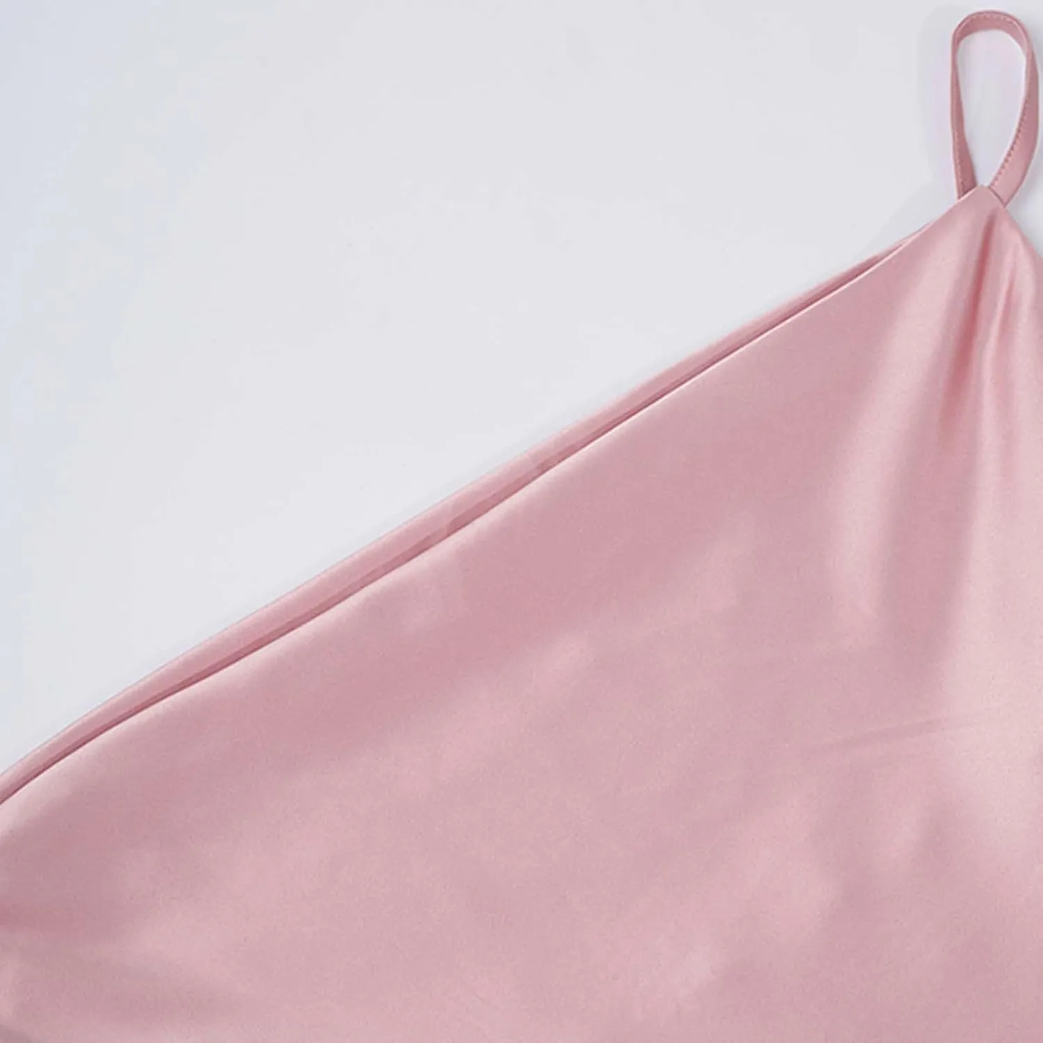 Women's Satin Slip Dress Sexy Cowl Neck Backless Bodycon Club Long Dresses Tie Knot Criss Cross Silk Evening Dresses